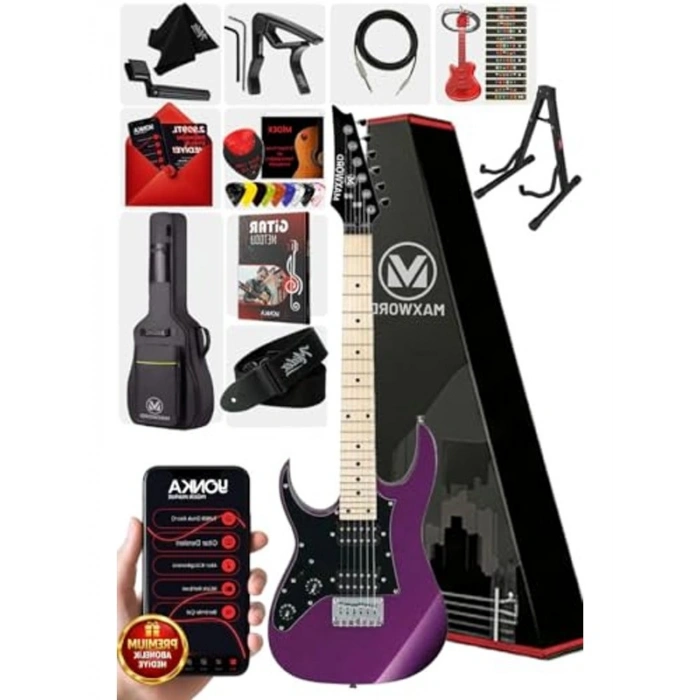 Yüksek Kaliteli Elektro Gitar Seti ile Müzik Keyfini Artırın