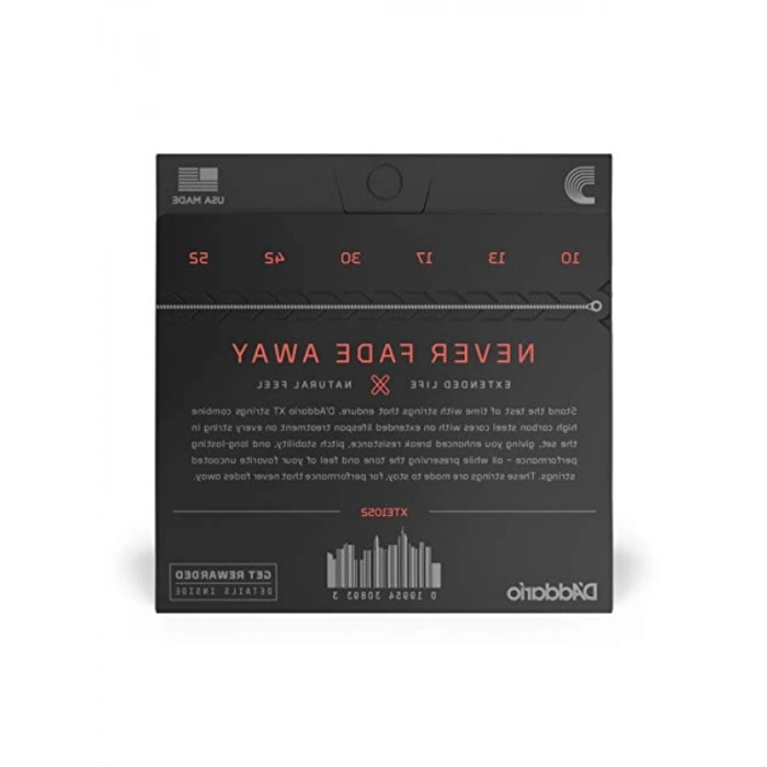 Yüksek Kaliteli Elektro Gitar Tel Seti, Light 10-52