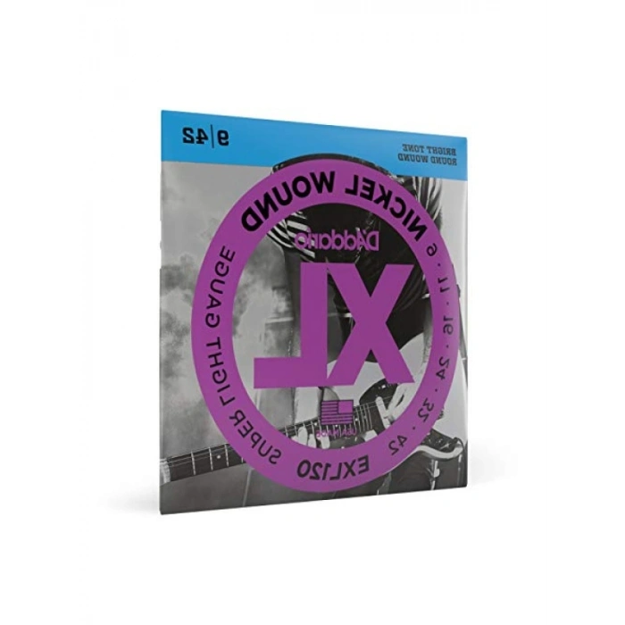 Yüksek Kaliteli Elektro Gitar Tel Seti, XL 9-42, Nikel Kaplama