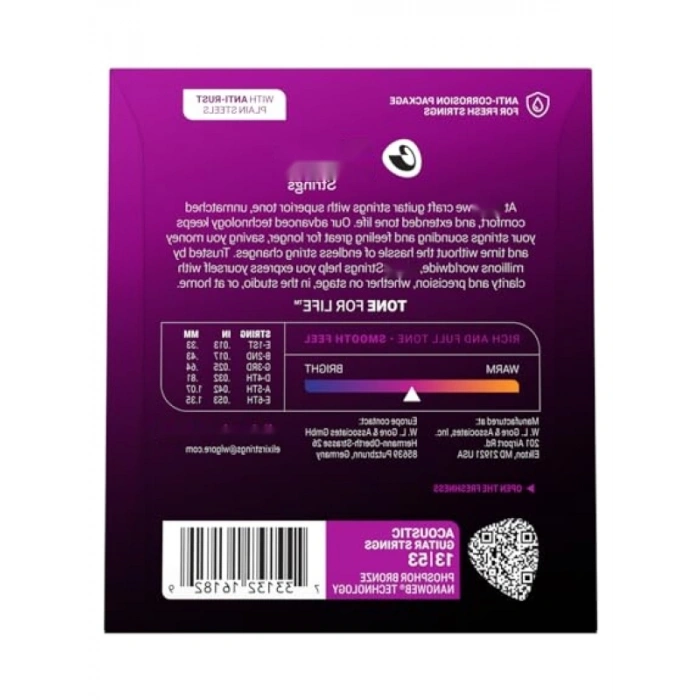 Yüksek Kaliteli Fosfor Bronz Akustik Gitar Teli (16182)