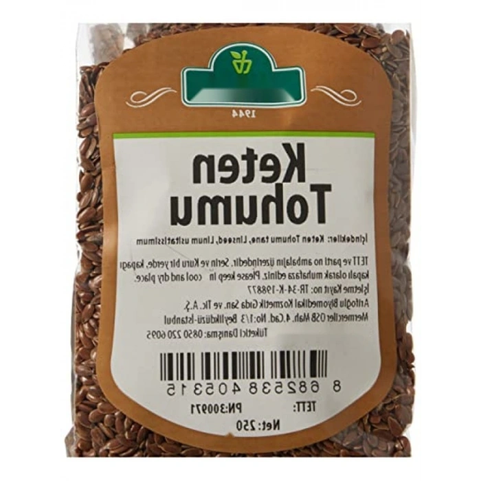 Yüksek Kaliteli Keten Tohumu Tanesi 250 Gr