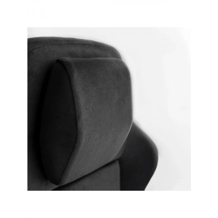 Yüksek Kaliteli Kumaş Çalışma Koltuğu - Siyah