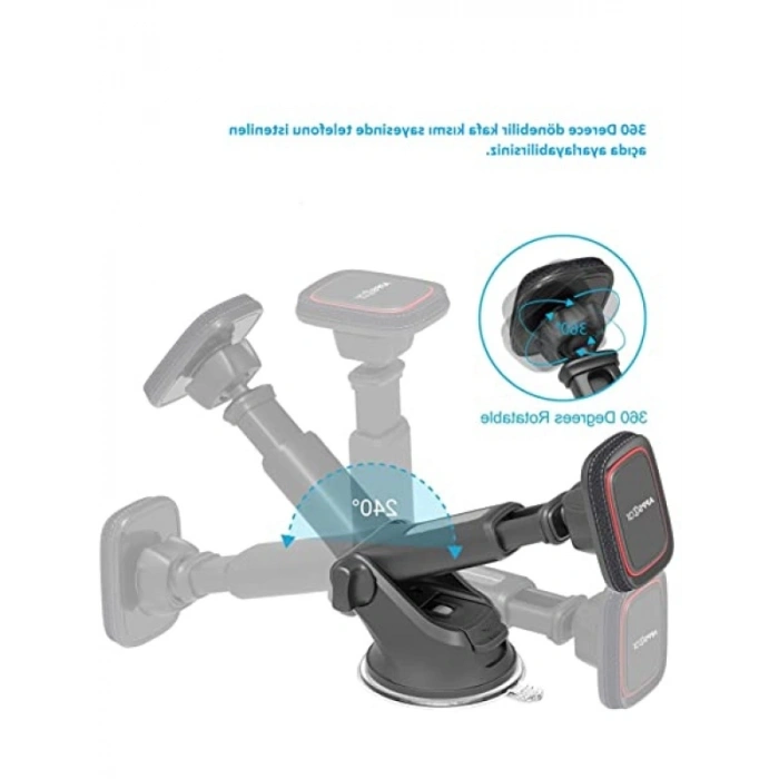 Yüksek Kaliteli Mıknatıslı Manyetik Araç Telefon Tutucu