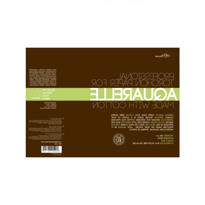 Yüksek Kaliteli Pamuk Elyaflı Sulu Boya Kağıdı (A2 - 250 gr)