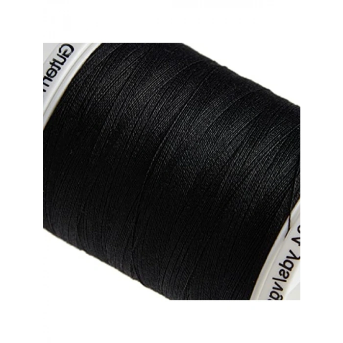 Yüksek Kaliteli Polyester Nakhış İpi - Siyah, 1000 m