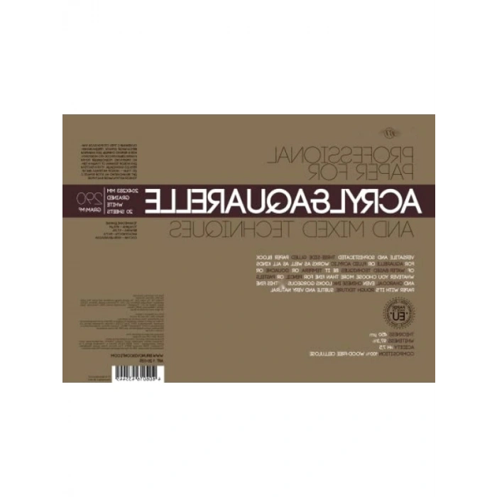 Yüksek Kaliteli Suluboya ve Akrilik Resim Kağıdı Seti