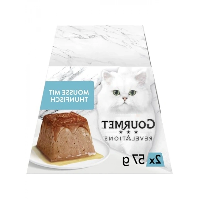 Yüksek Kaliteli Ton Balıklı Kedi Maması, 2x57g