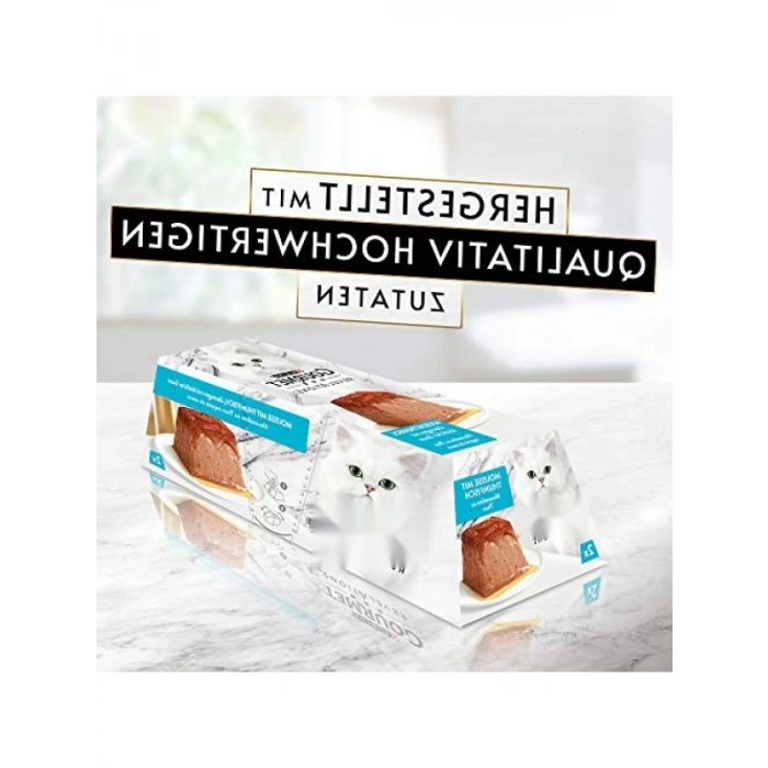 Yüksek Kaliteli Ton Balıklı Kedi Maması, 2x57g