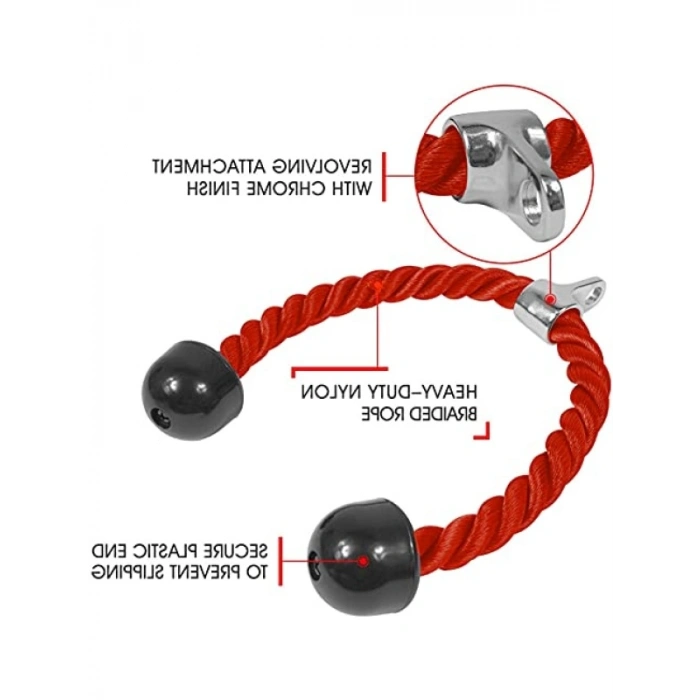 Yüksek Kaliteli Triseps Çekme Halatı - 91.4 cm