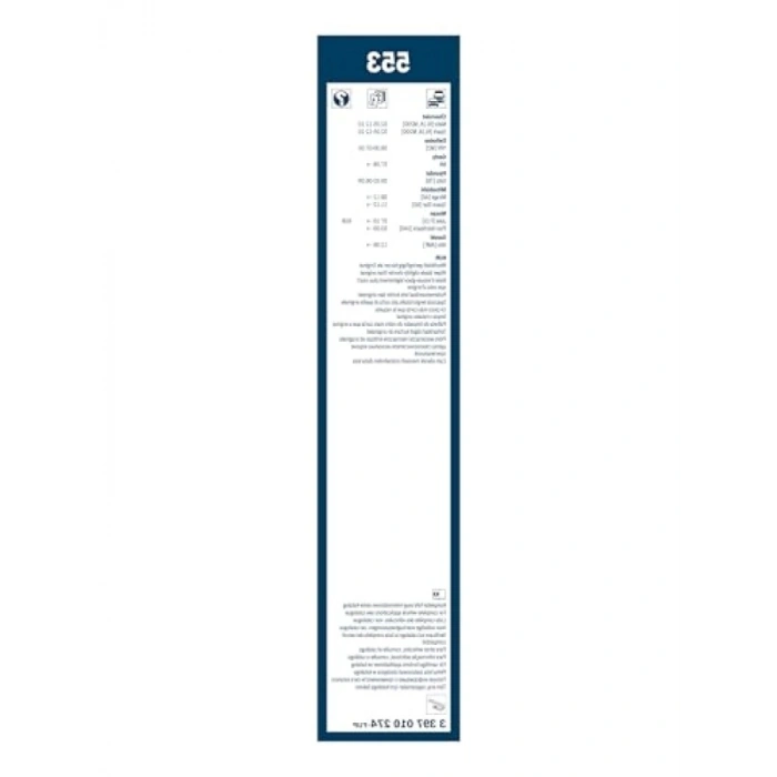 Yüksek Kaliteli Twin Silecek Seti [550/340 mm]