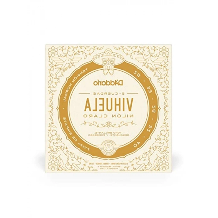 Yüksek Kaliteli Vihuela Saiten Seti - Normal Tension