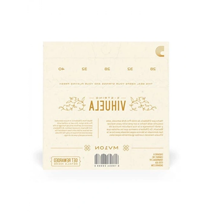 Yüksek Kaliteli Vihuela Saiten Seti - Normal Tension