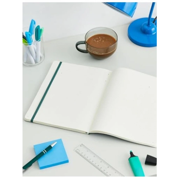Yüksek Kaliteli Yeşil Yumuşak Kapaklı XL Defter