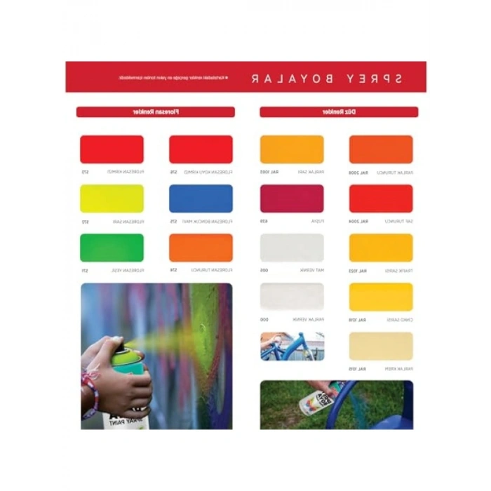 Yüksek Kapatıcılık Özellikli Mat Beyaz Sprey Boya