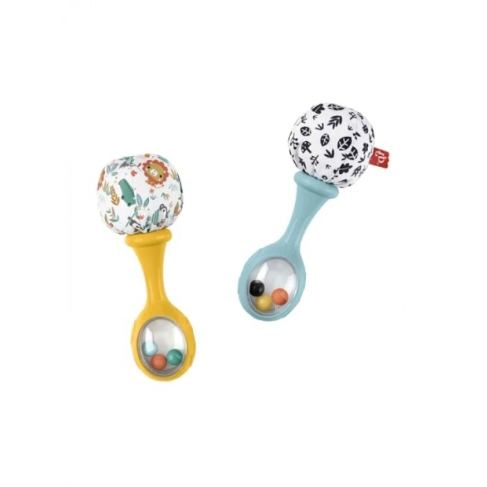 Yüksek Kontrastlı Bebek Marakas Seti - 2li
