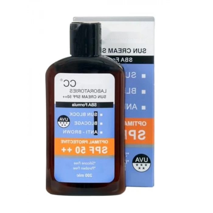 Yüksek Koruma Faktörlü Güneş Kremi - SPF 50++, 200 ml