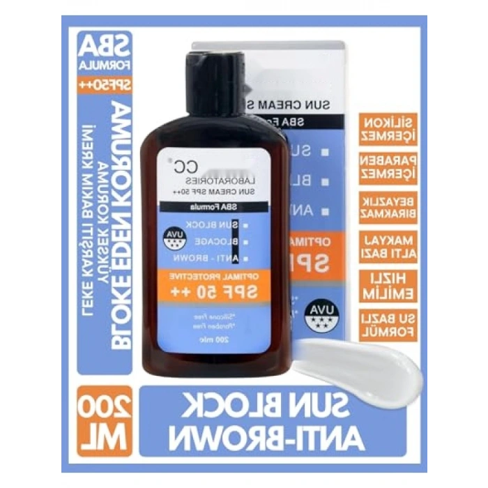 Yüksek Koruma Faktörlü Güneş Kremi - SPF 50++, 200 ml