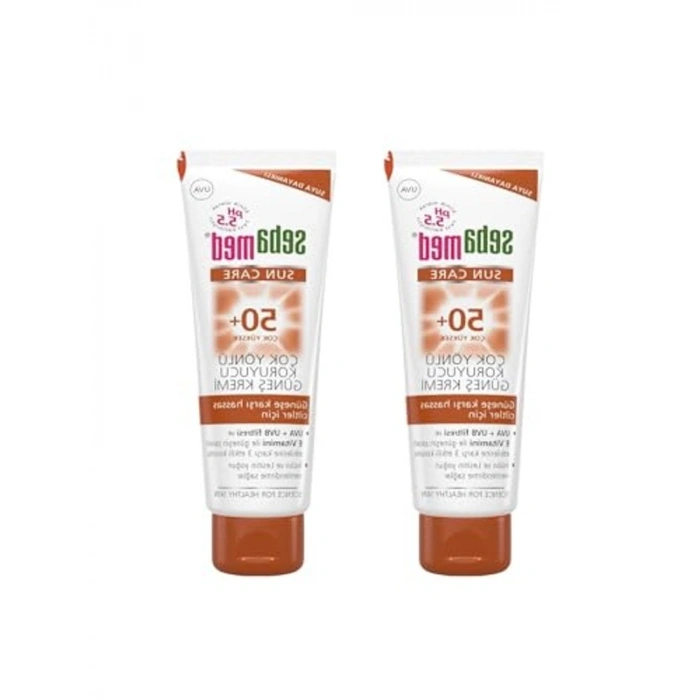 Yüksek Koruma Güneş Kremi, 50 SPF - Set, 50 ml