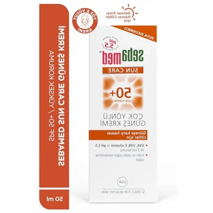 Yüksek Koruma Güneş Kremi, 50 SPF - Set, 50 ml
