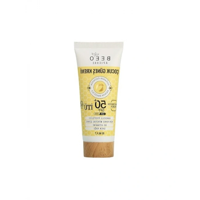 Yüksek Koruma Güneş Kremi, Çocuklar İçin 50+ SPF 80 ml