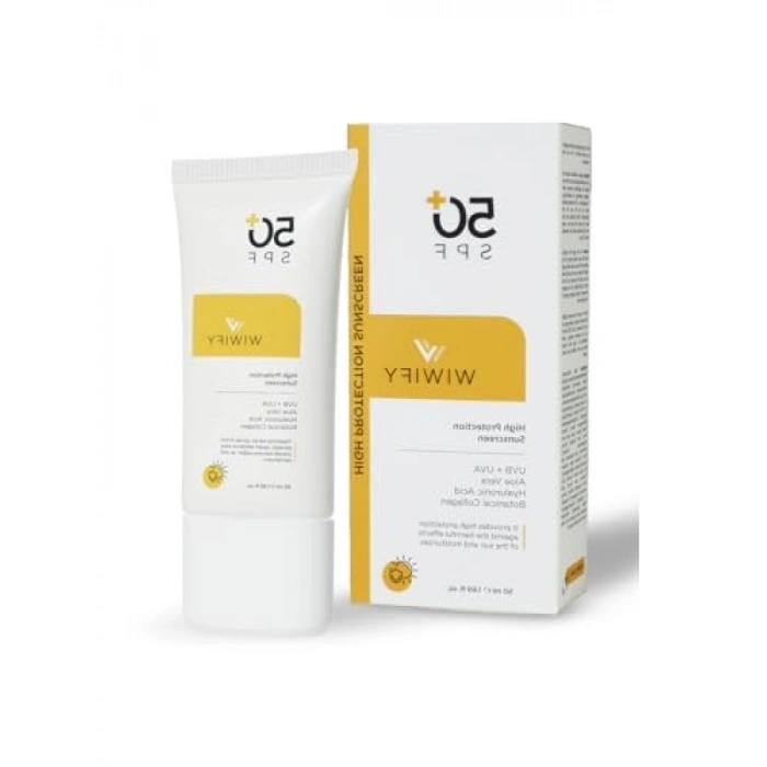 Yüksek Korumalı Güneş Kremi SPF 50, Aloe Vera Özlü, 50ml