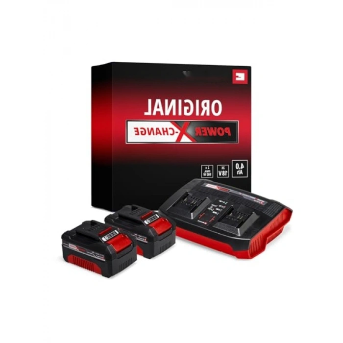 Yüksek Performanslı 2x 4,0 Ah Akü ve Twincharger Seti