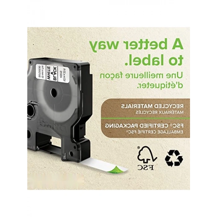 Yüksek Performanslı Esnek Naylon Etiket Bant, 12 mm x 3.5 m