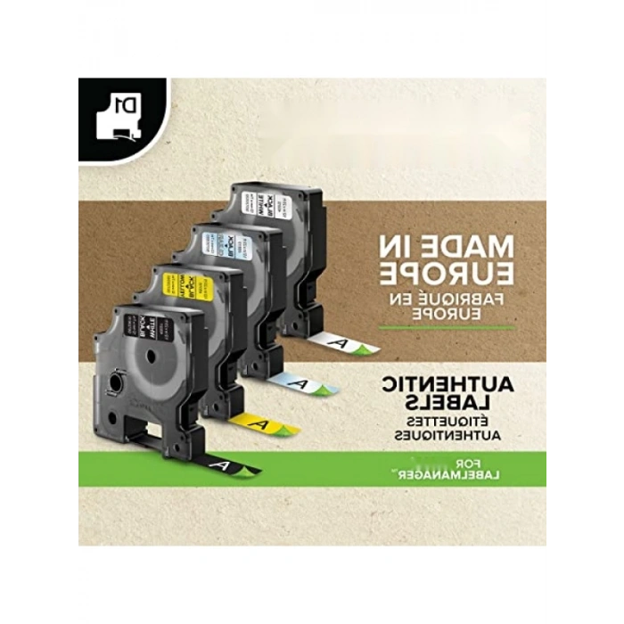 Yüksek Performanslı Esnek Naylon Etiket Bant, 12 mm x 3.5 m