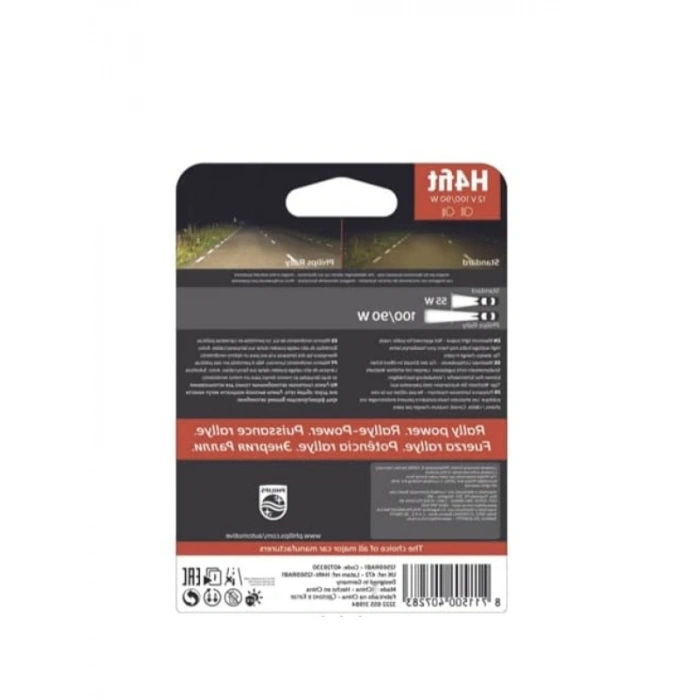 Yüksek Performanslı H4 100W Araba Far Ampulü, 12V