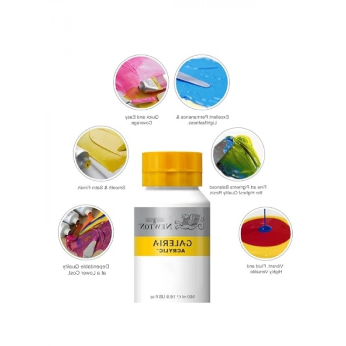 Yüksek Pigmentasyonlu Akrilik Boya - 500ml