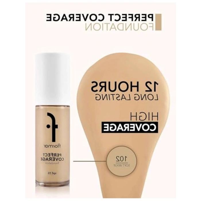 Yüksek Pigmentli Fondöten, SPF15, 102 SFT BEIGE