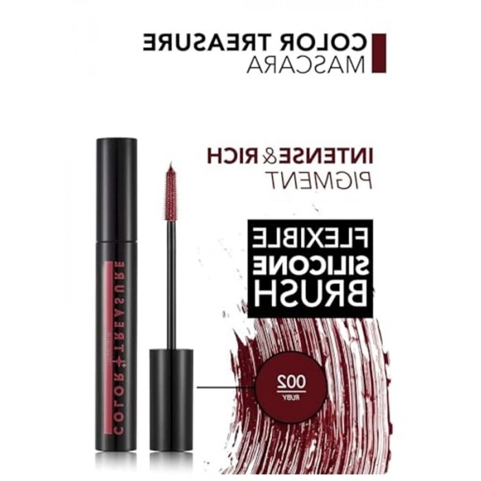 Yüksek Pigmentli Hacim Maskarası, 002 Ruby Renk