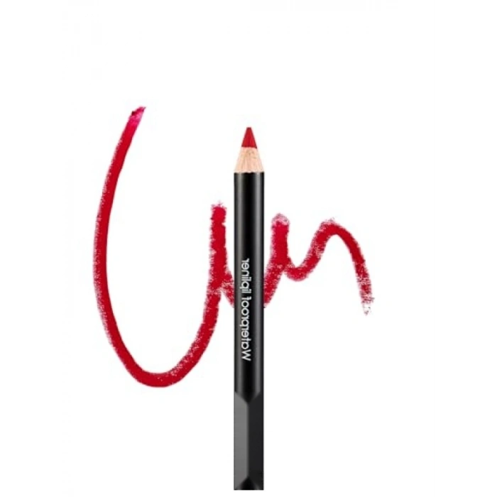 Yüksek Pigmentli Mat Bitişli Suya Dayanıklı Dudak Kalemi - Dramatic Red