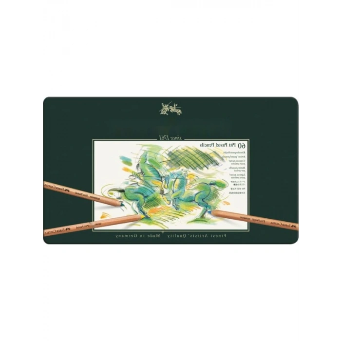 Yüksek Pigmentli Pastel Boya Kalemi, 60 Renk