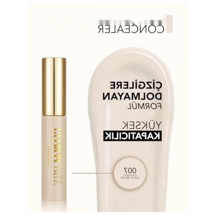 Yüksek Pigmentli Yarı Mat Likit Kapatıcı - 007 LIGHT BEIGE