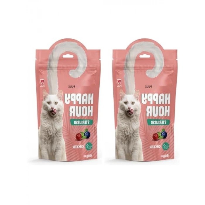 Yüksek Proteinli Kedi Ödül Maması, 60 gr, 2li Paket