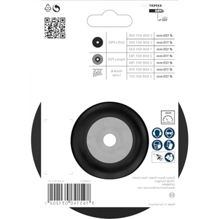 Yüksek Sıcaklık Dayanımlı Zımpara Diski - 115 mm