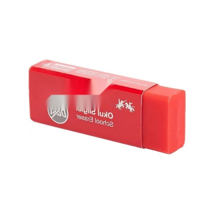 Yüksek Silme Performanslı Kırmızı Silgi - 20li Paket, Dayanıklı