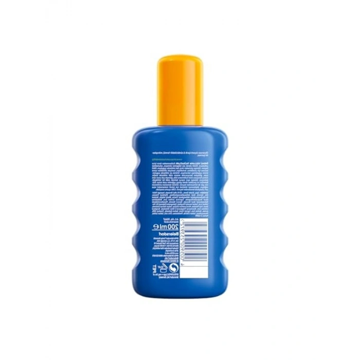 Yüksek SPF 50 Güneş Koruyucu Vücut Spreyi, Suya Dayanıklı 200 ml