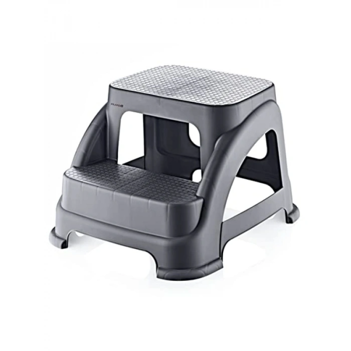 Yüksek Taşıma Kapasiteli Kaymaz Tabure - Antrasit Renk