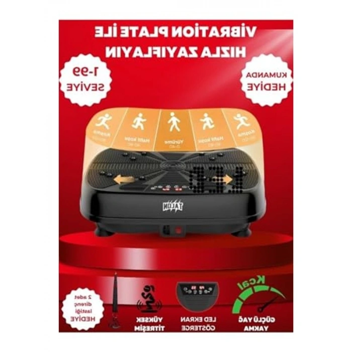 Yüksek Titreşimli Egzersiz Aleti, 1-99 Seviye Ayarı