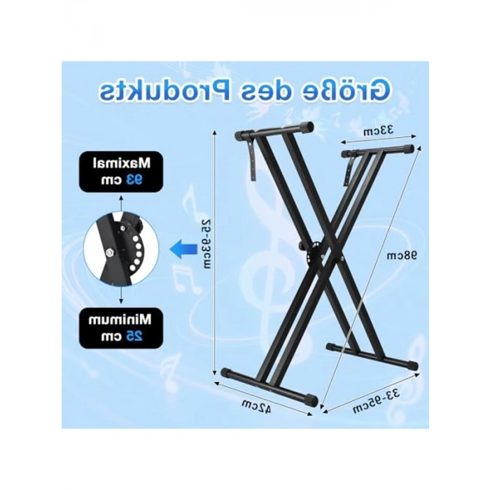 Yüksekliği Ayarlanabilir Klavye Standı, Katlanabilir