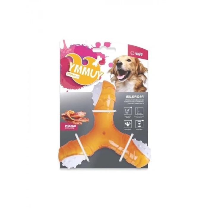 YUMMY PROPELLER ET AROMALI KAUÇUK KÖPEK OYUNCAĞI