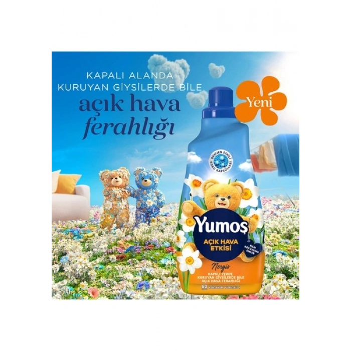 Yumoş Açık Hava Etkisi Nergis Konsantre Yumuşatıcı 1440 ml