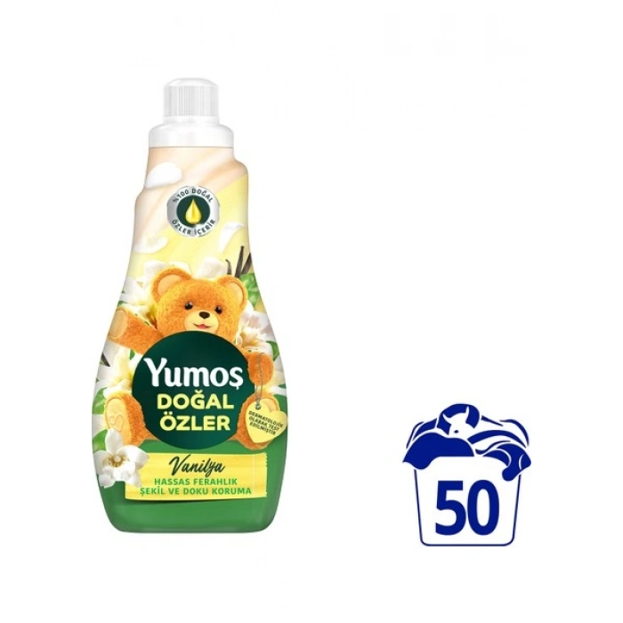 Yumoş Doğal Özler Konsantre Çamaşır Yumuşatıcısı Vanilya 1200 ml