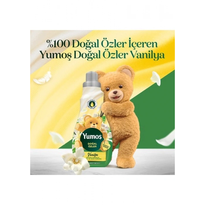 Yumoş Doğal Özler Konsantre Çamaşır Yumuşatıcısı Vanilya 1200 ml