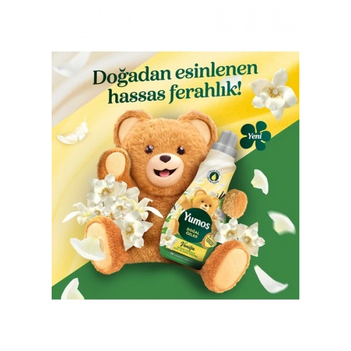 Yumoş Doğal Özler Konsantre Çamaşır Yumuşatıcısı Vanilya 1200 ml