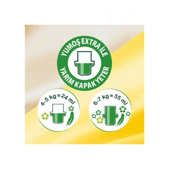Yumoş Doğal Özler Konsantre Çamaşır Yumuşatıcısı Vanilya 1200 ml