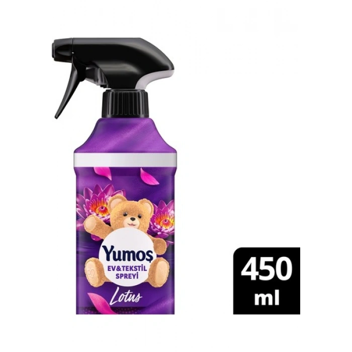 Yumoş Ev Vetekstil Spreyi Lotus Yıkanması Zor Eşyalar Için 450 ml