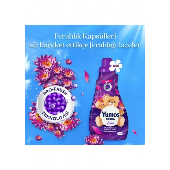 Yumoş Extra Çamaşır Yumuşatıcı Lotus 1008 ml 42 Yıkama